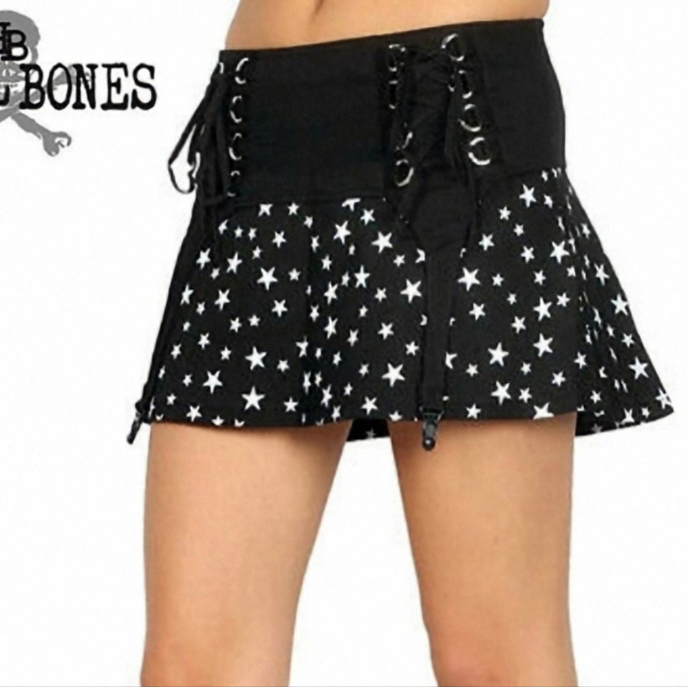Royal Bones Star Print Skirt Size L Starry
